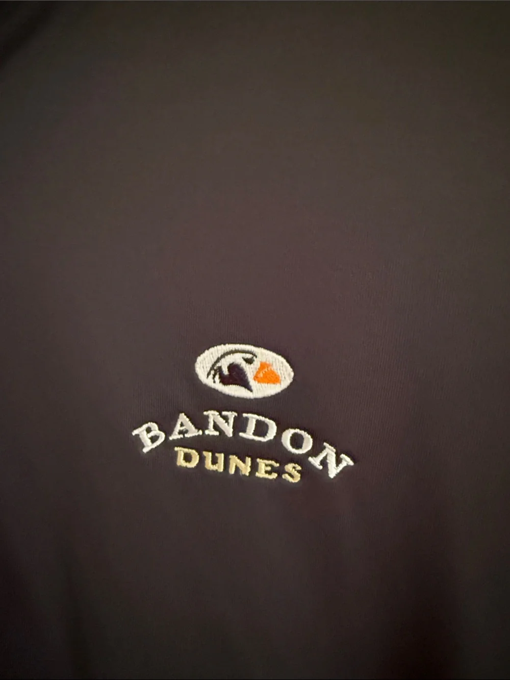 Nike Black Golf Polo with White Trim